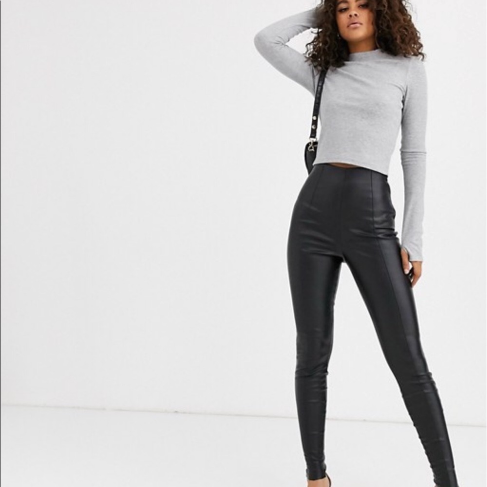 ASOS leather pants